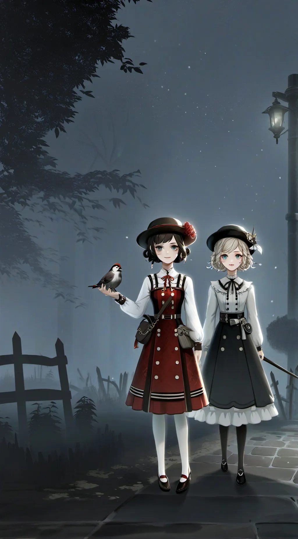 ai character: DW Christmas toons background