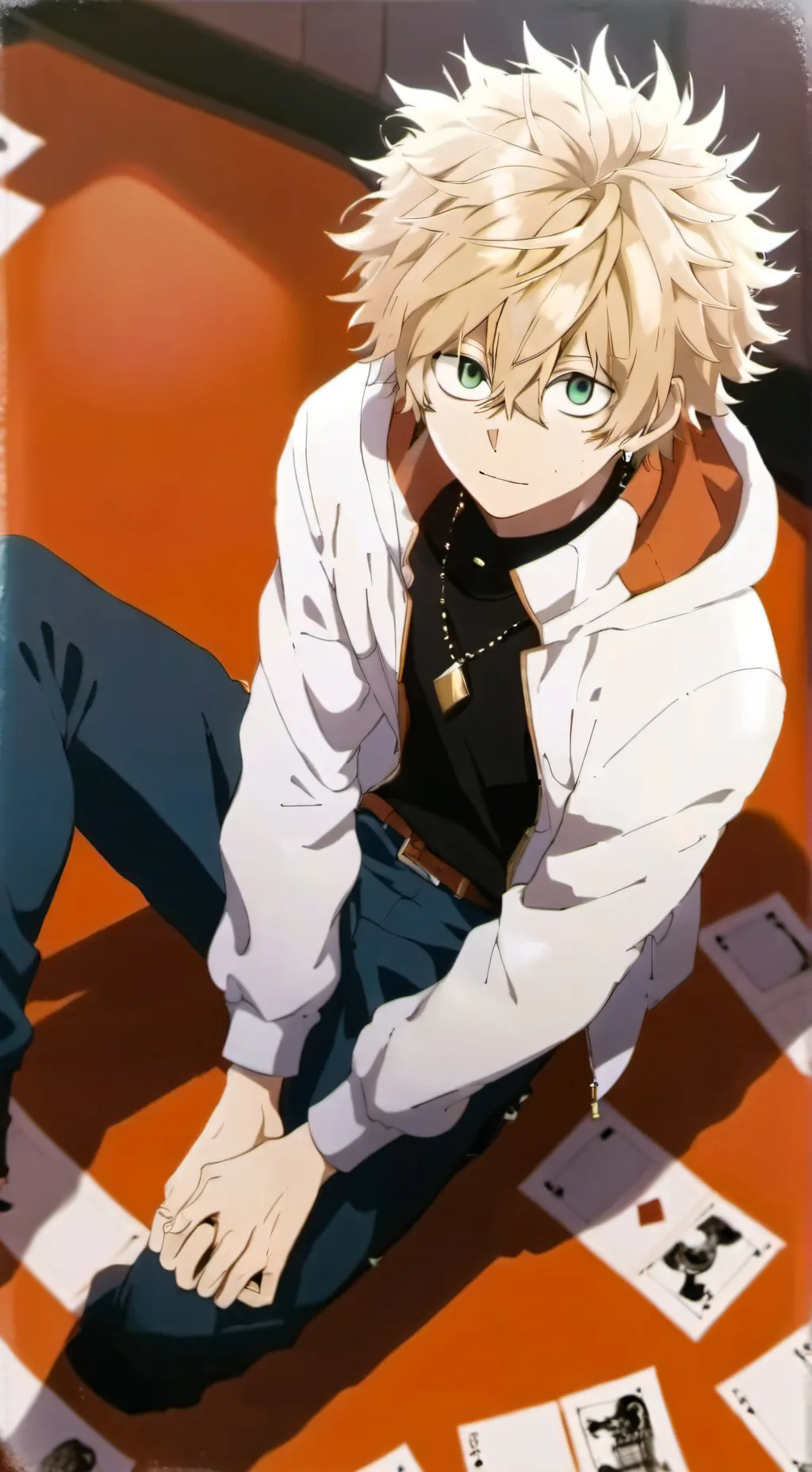 ai character: Bakugo  background