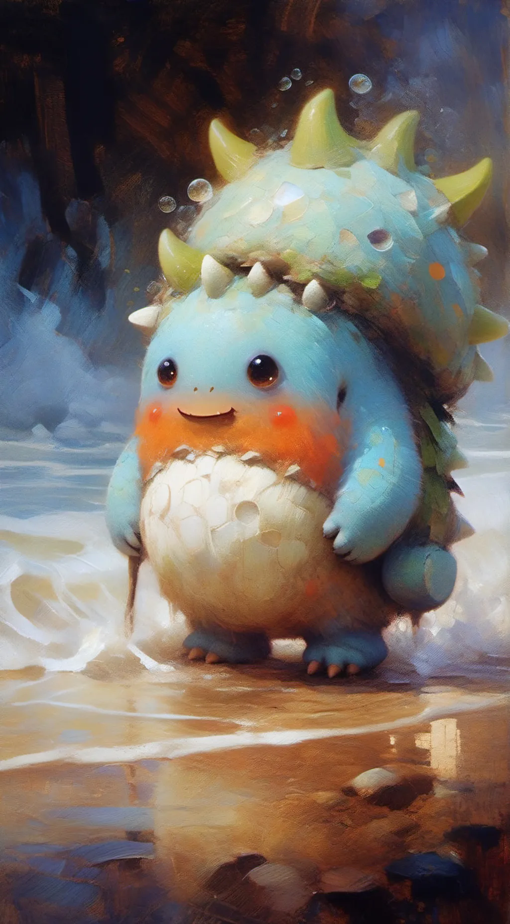 ai character: Moo opium v background