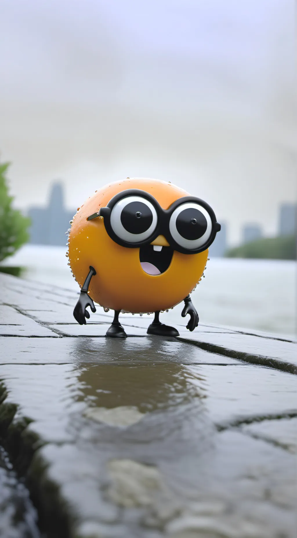 ai character: Ime so scary background