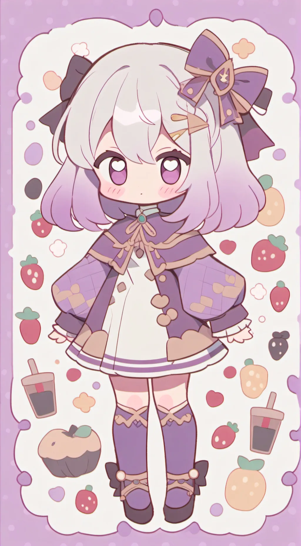 ai character: Durple x Simón 💜💛 background