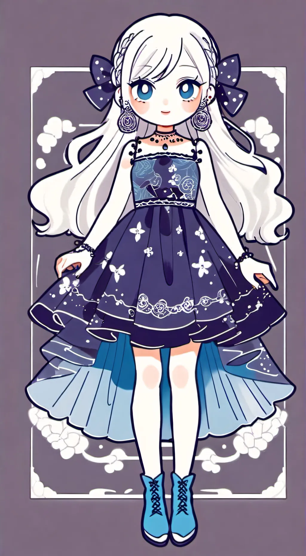 ai character: TISHA LOVES YOU SM background