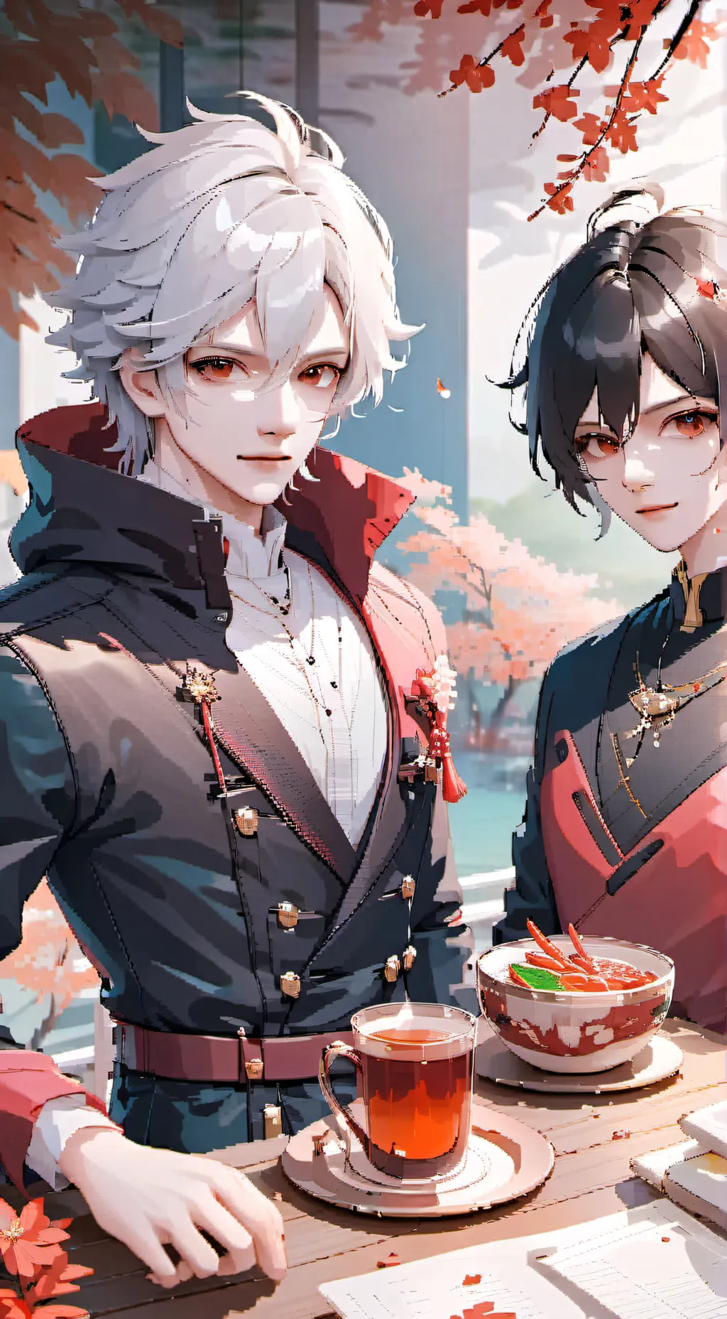 ai character: Mha/Momo x Uraraka background