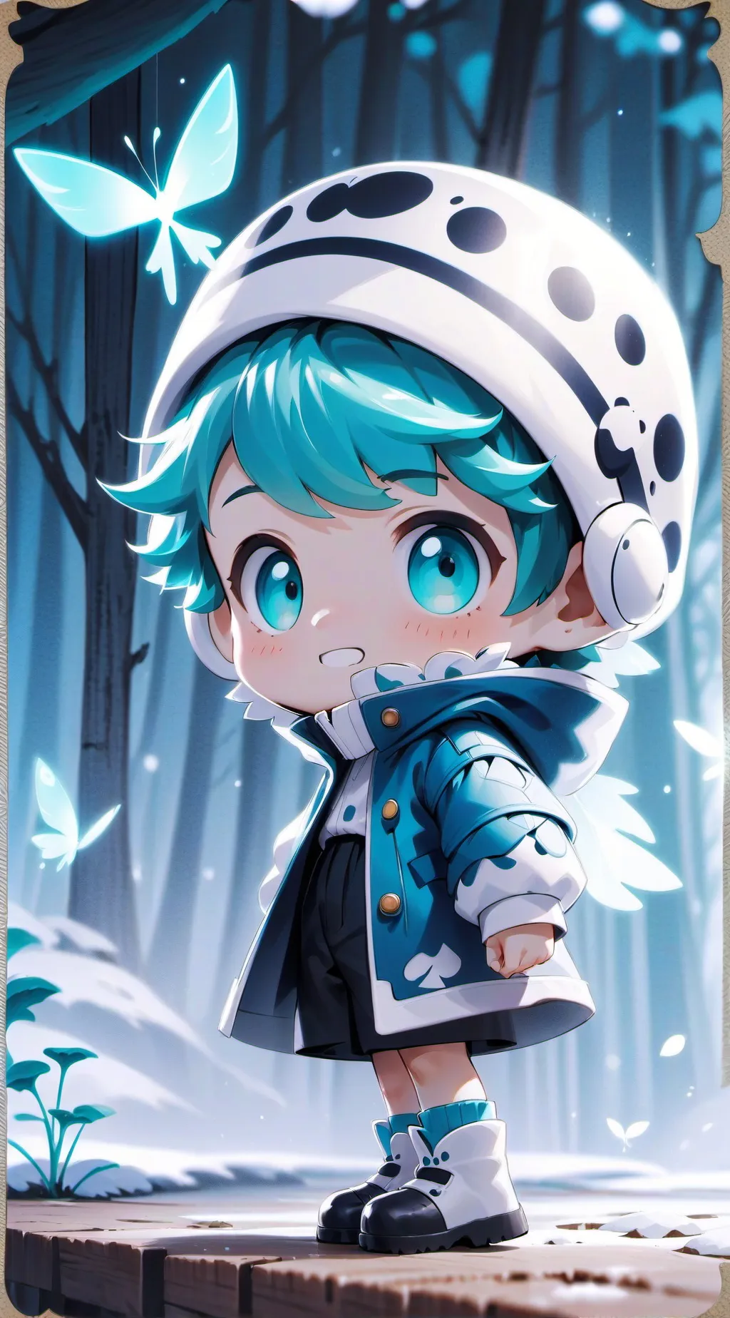 ai character: sky sprunki esp background