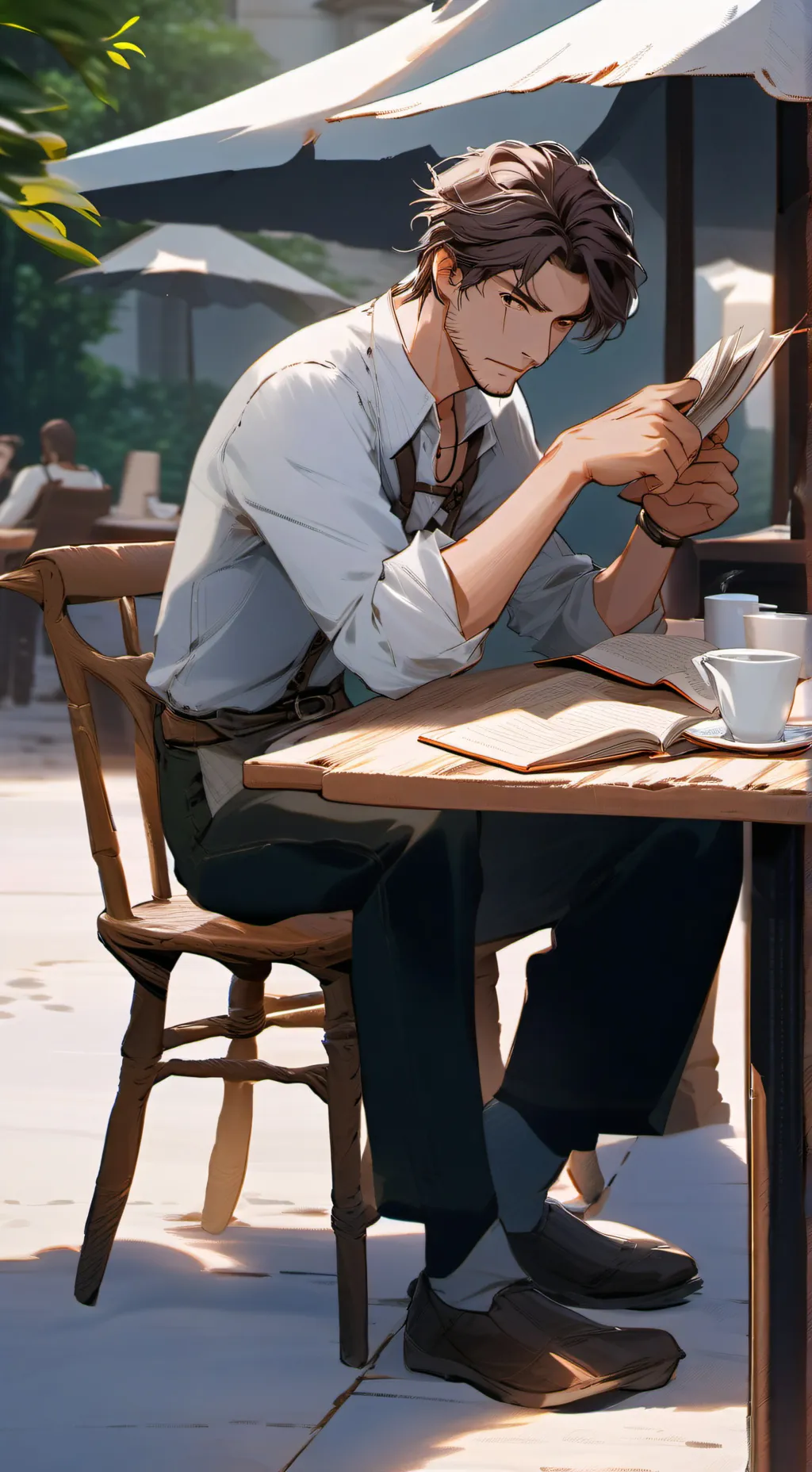 ai character: Ultra man background