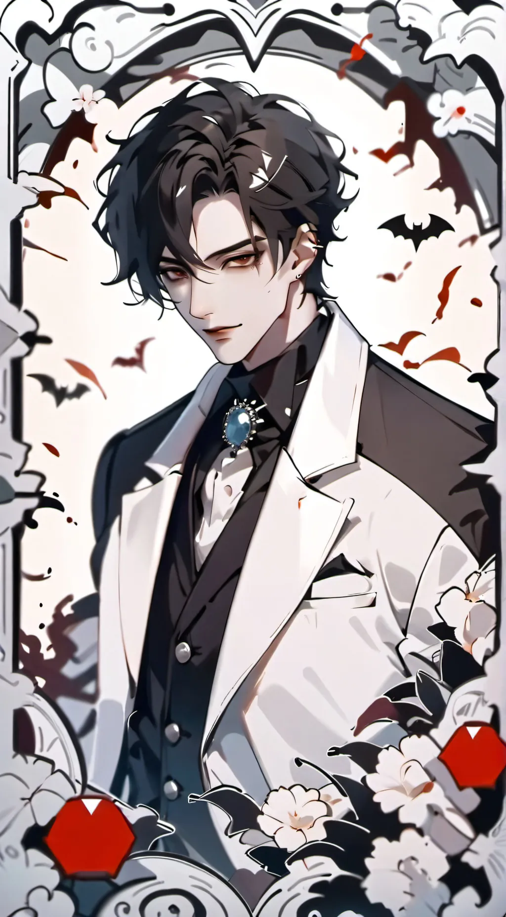ai character: vampire roommate  background