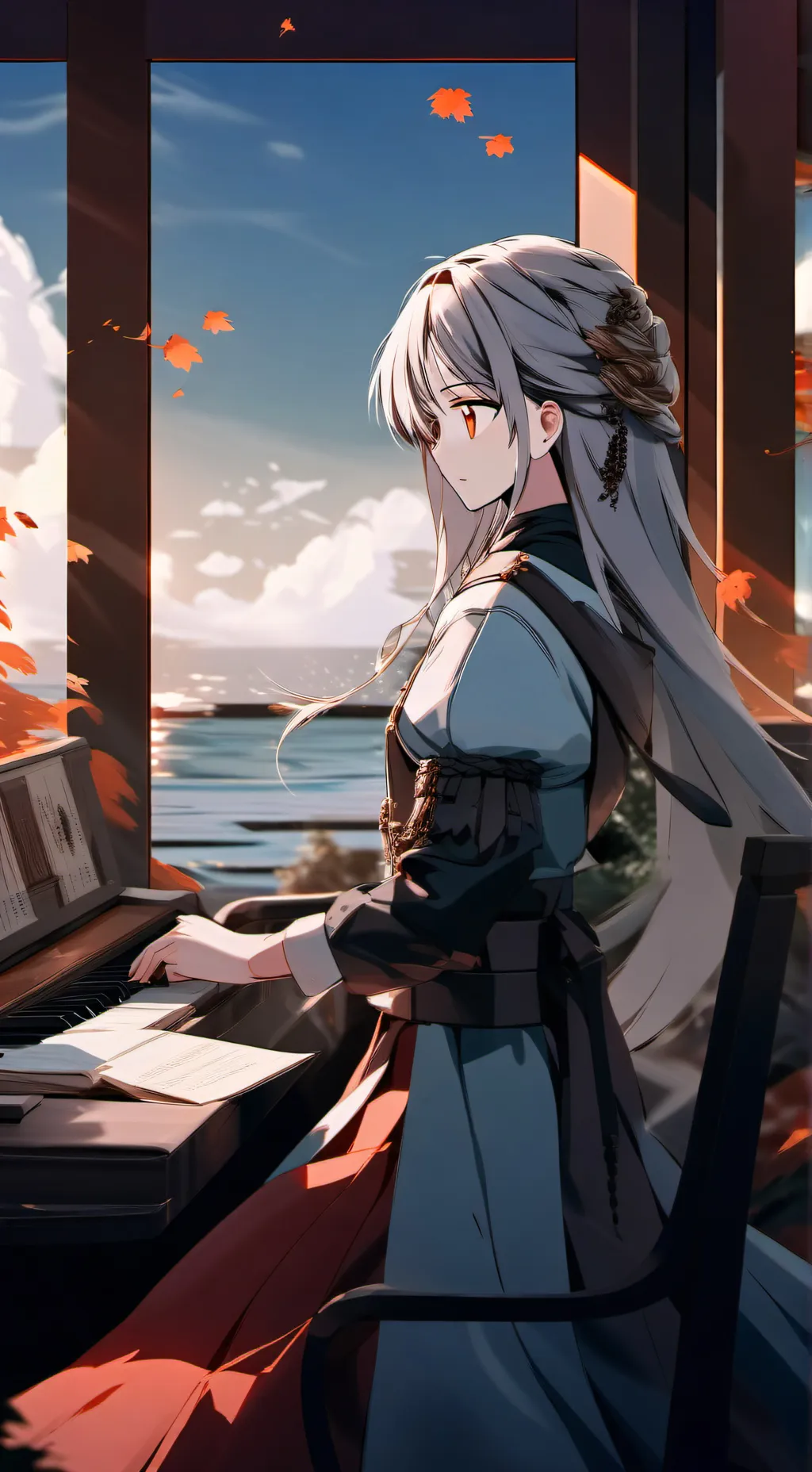 ai character: эльфийка background