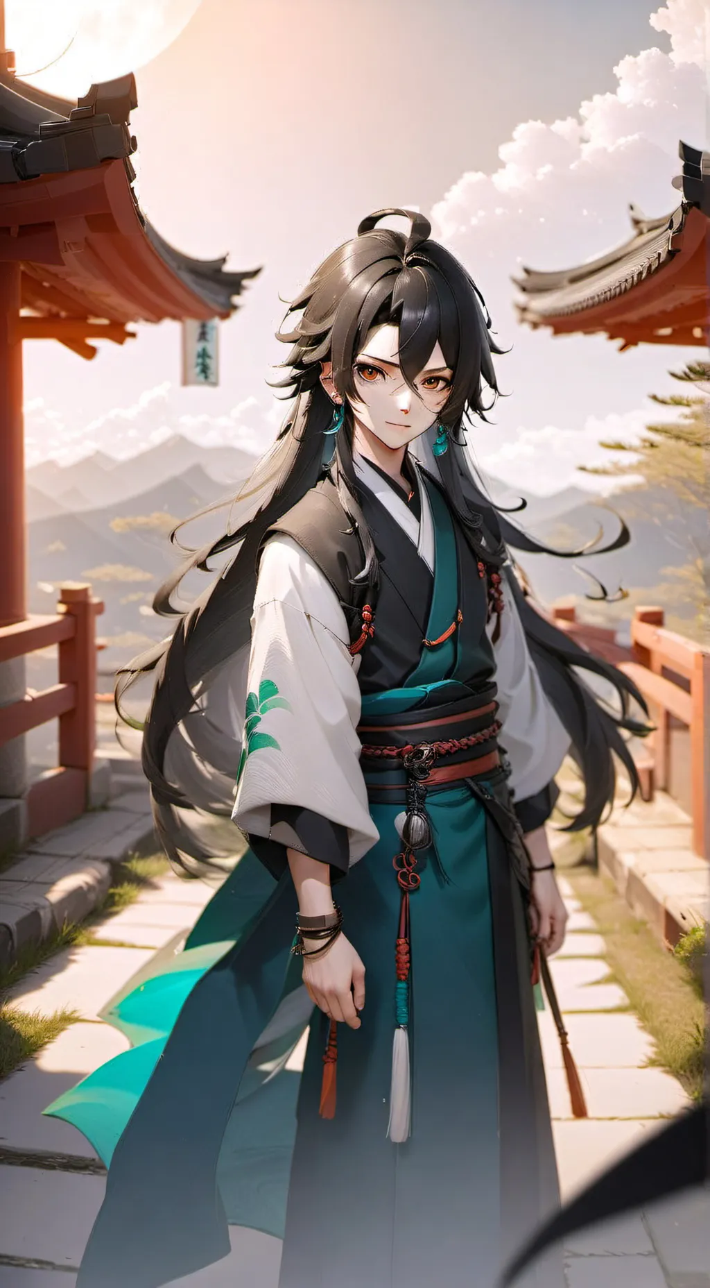 ai character: Muichiro Tokito :D background