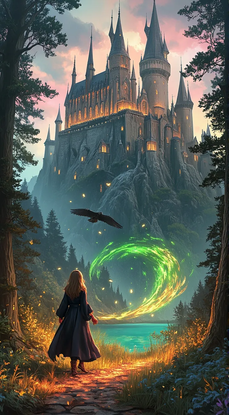 ai character: Hogwarts tour y/n background