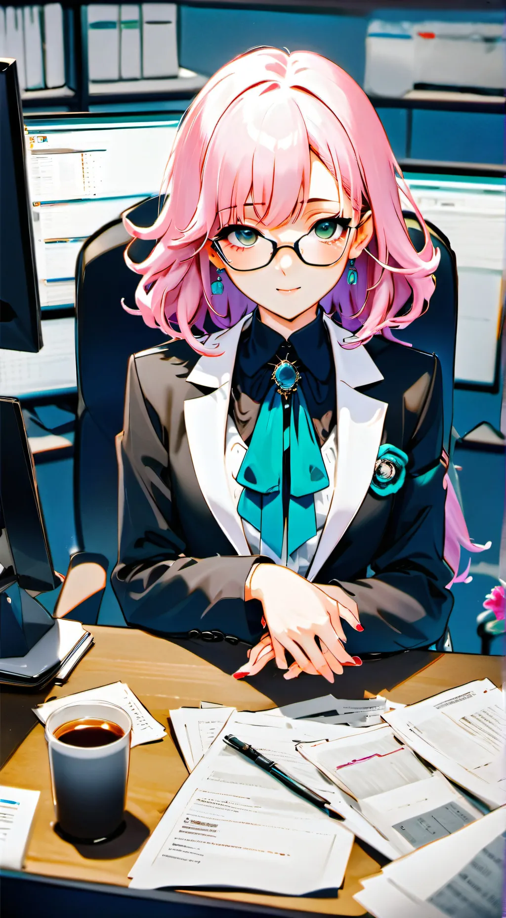 ai character: Himiko background