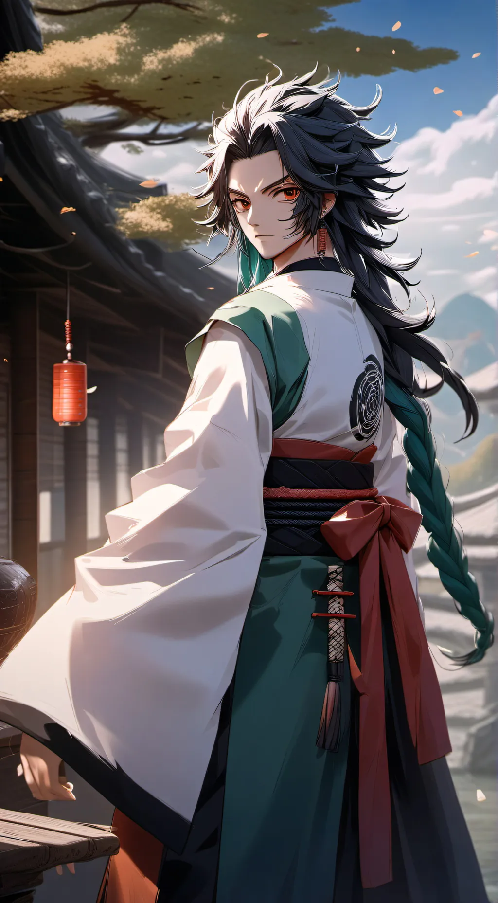 ai character: Muichiro tokito  background