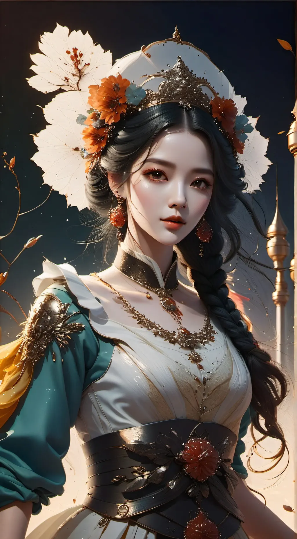 ai character: up side down world background