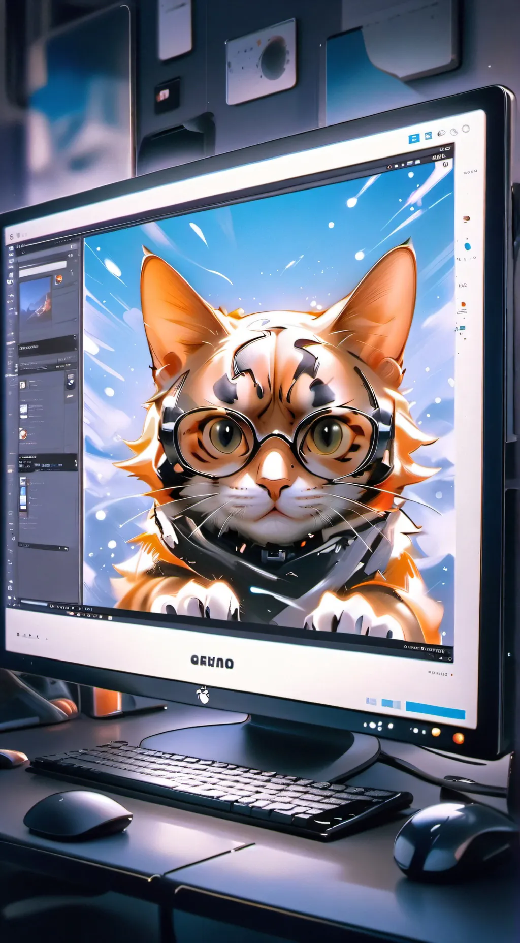 ai character: Pixel background