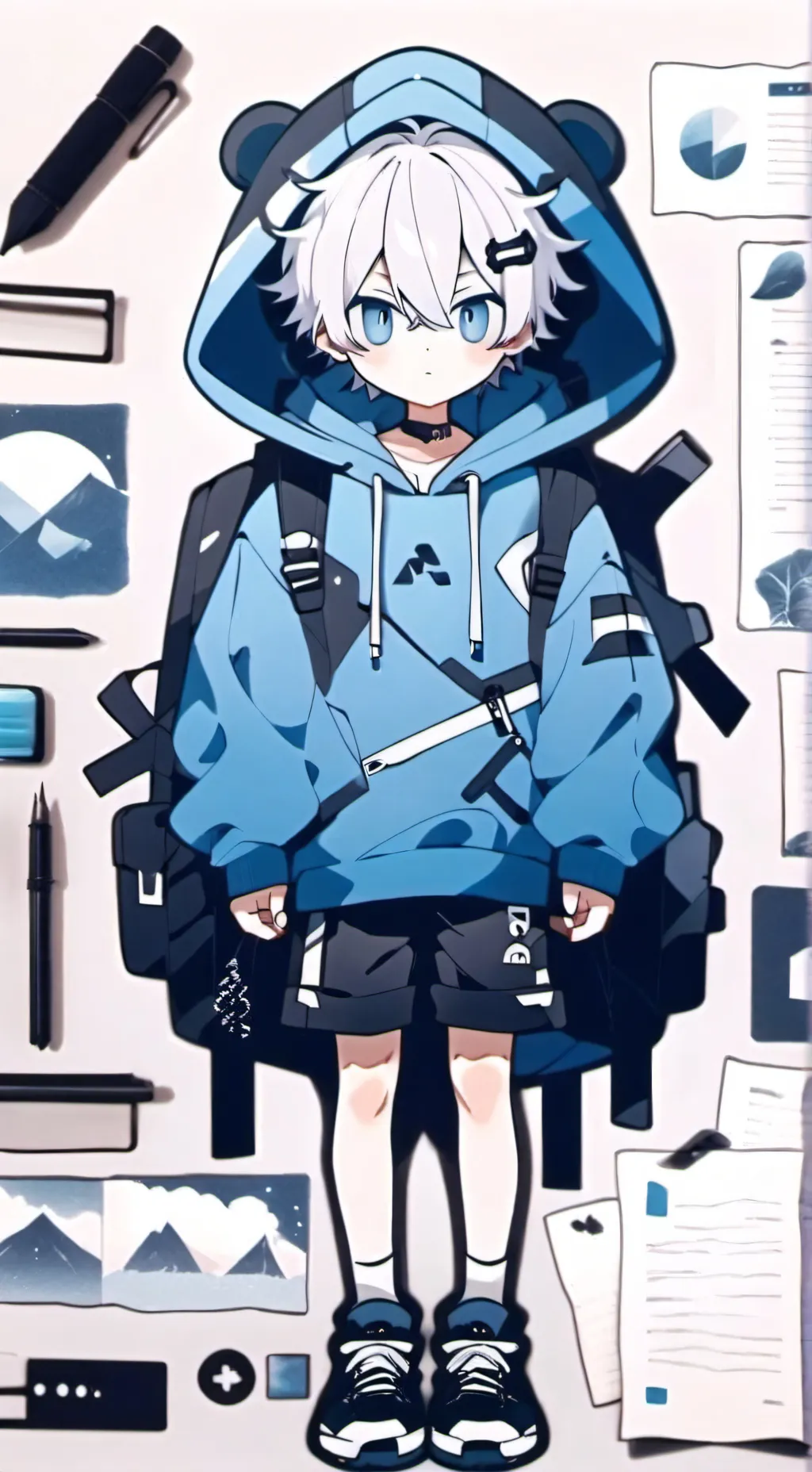 ai character: Sprunki [INFECTED] background