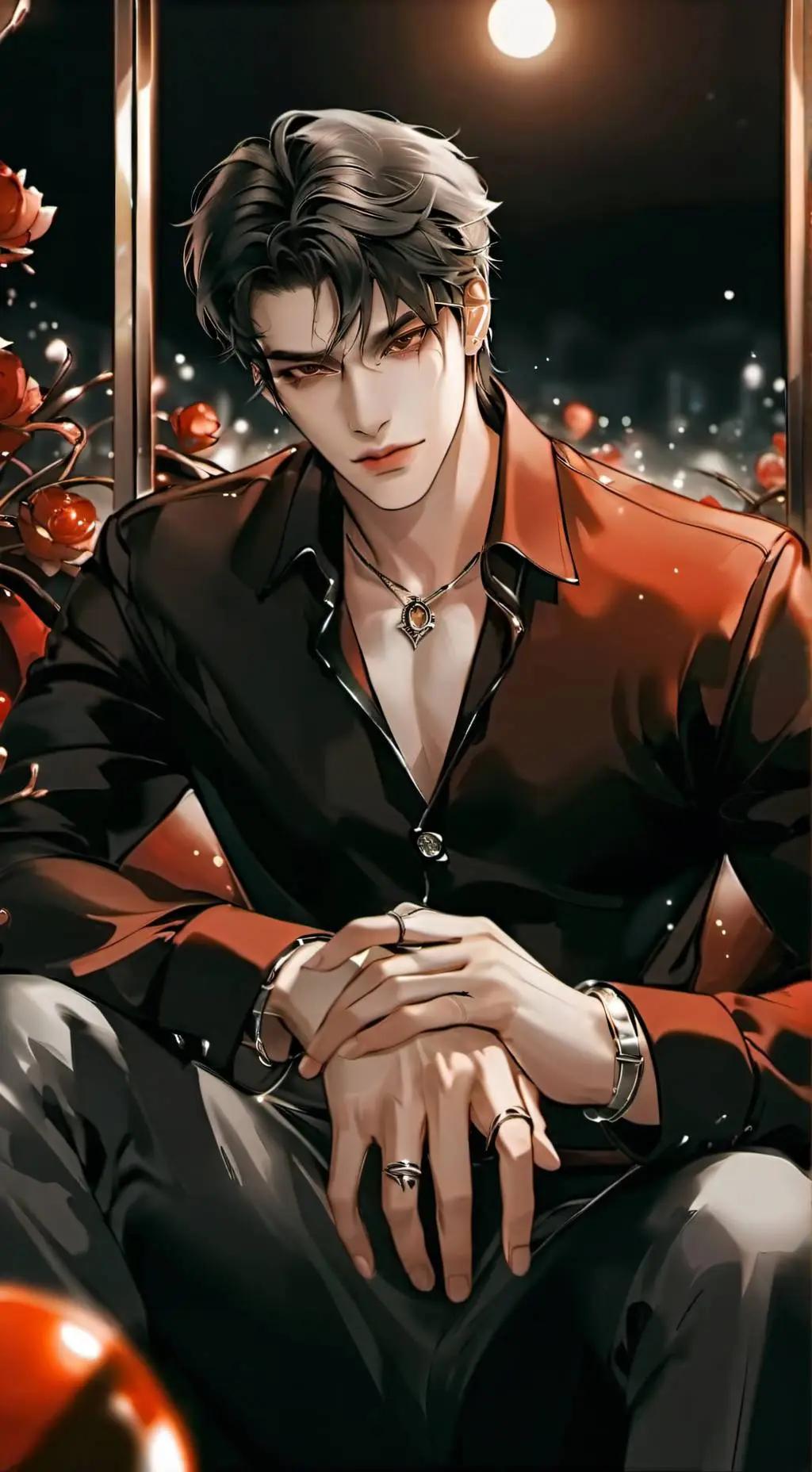 ai character: Ryan~~♣︎ background