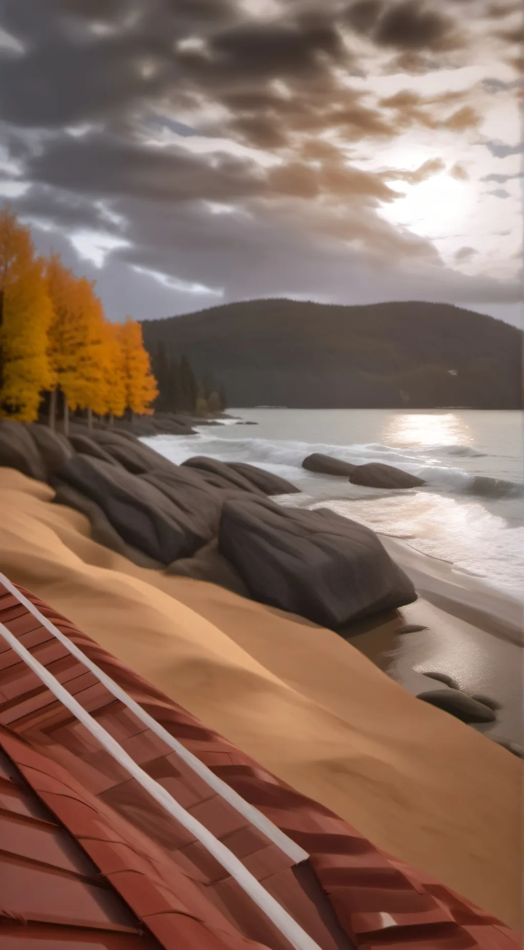 ai character: happy background