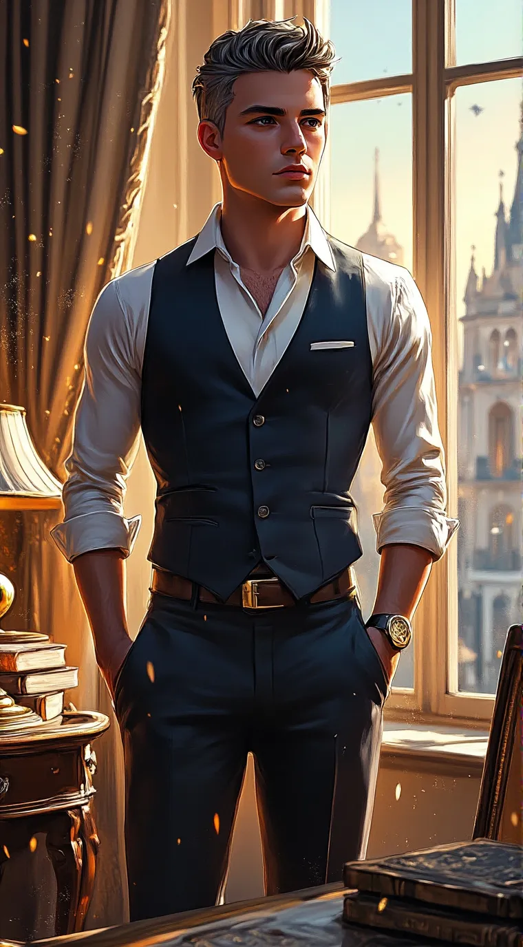 ai character: Adrien background