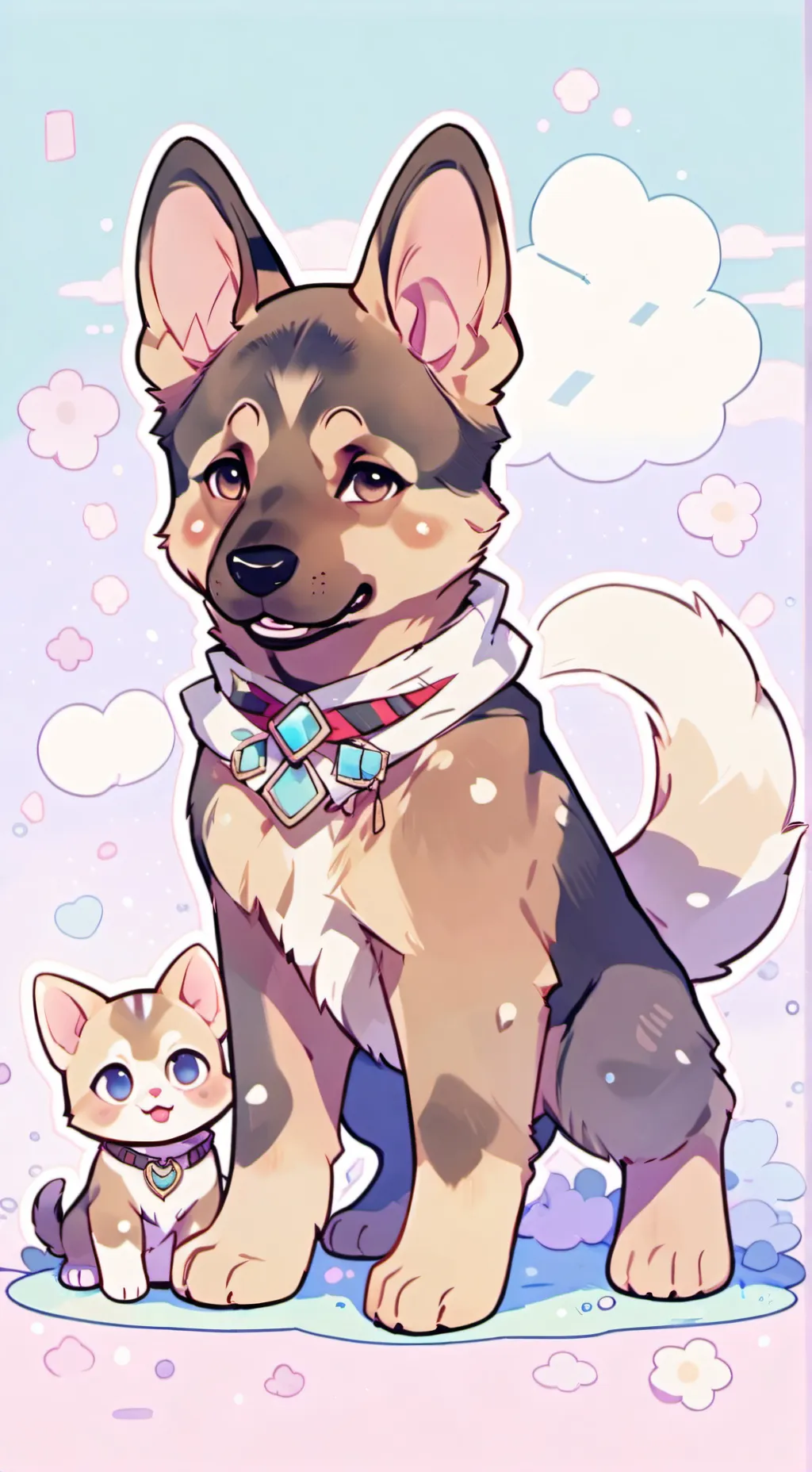 ai character: Pixie and Brutus background