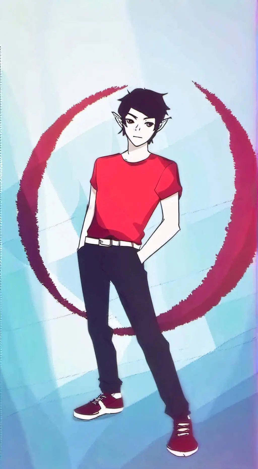 ai character: Pepesan TV background