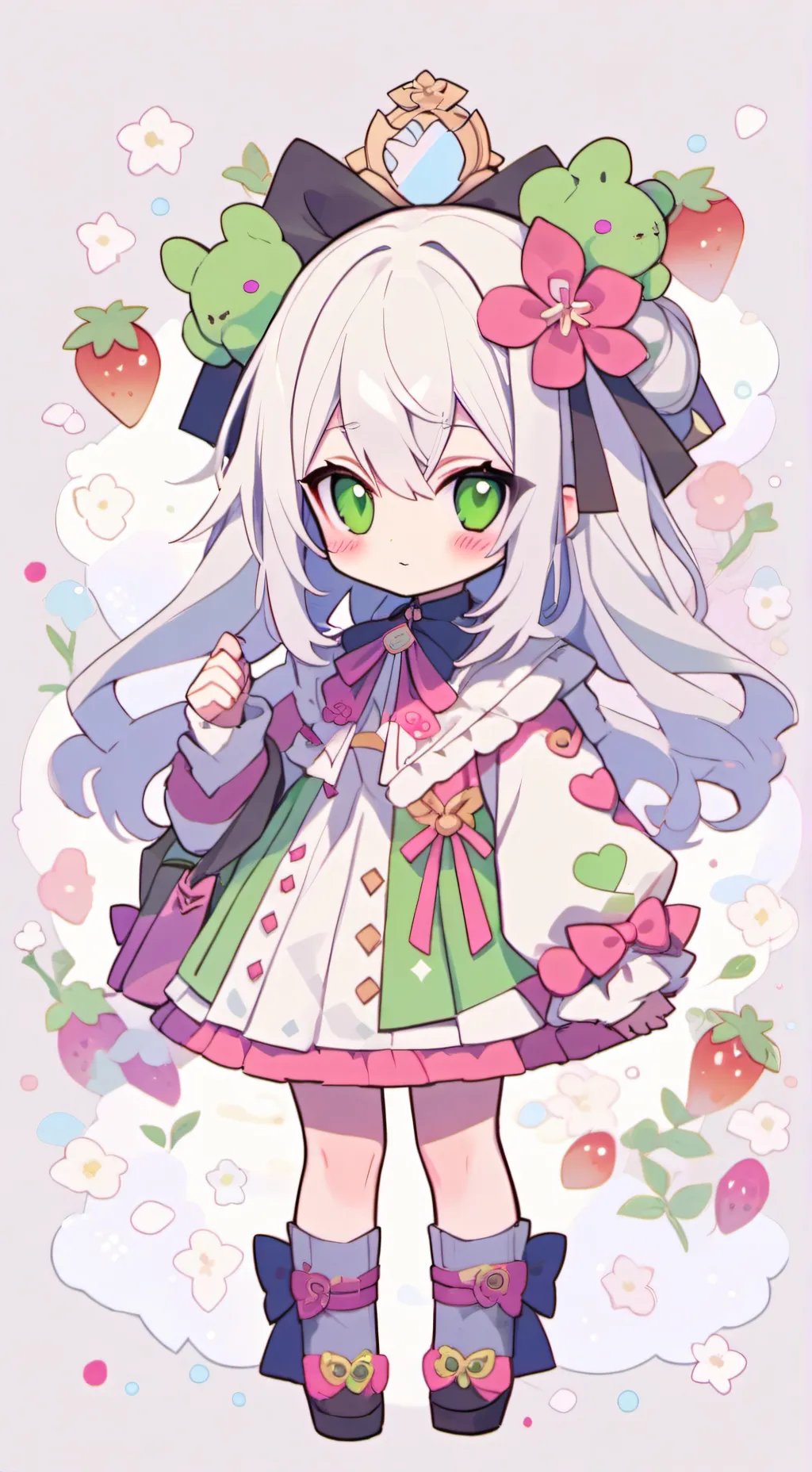 ai character: kurumi background