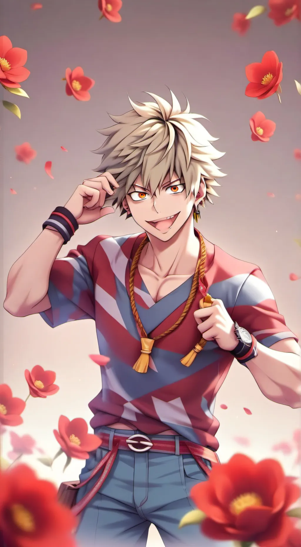 ai character: Villain deku background