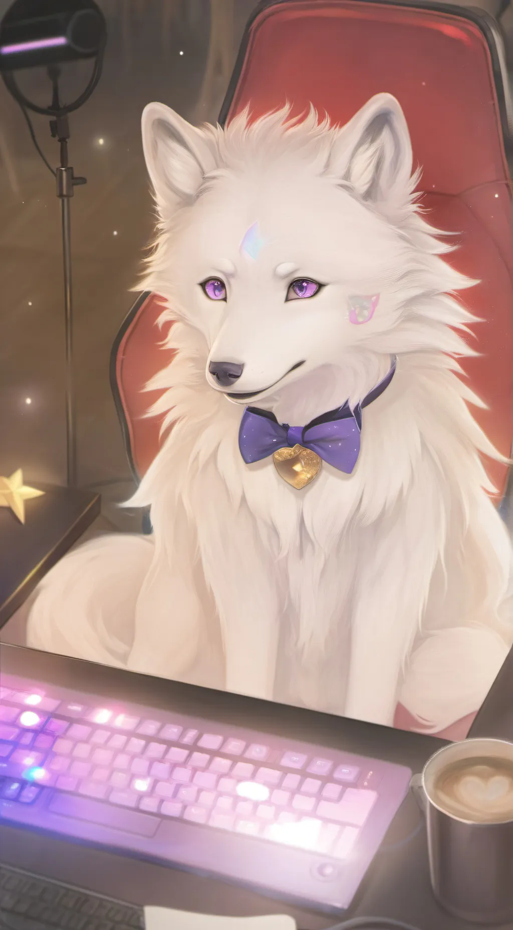 ai character: Byte background