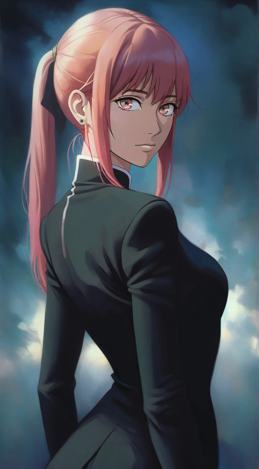 ai character: makima  background