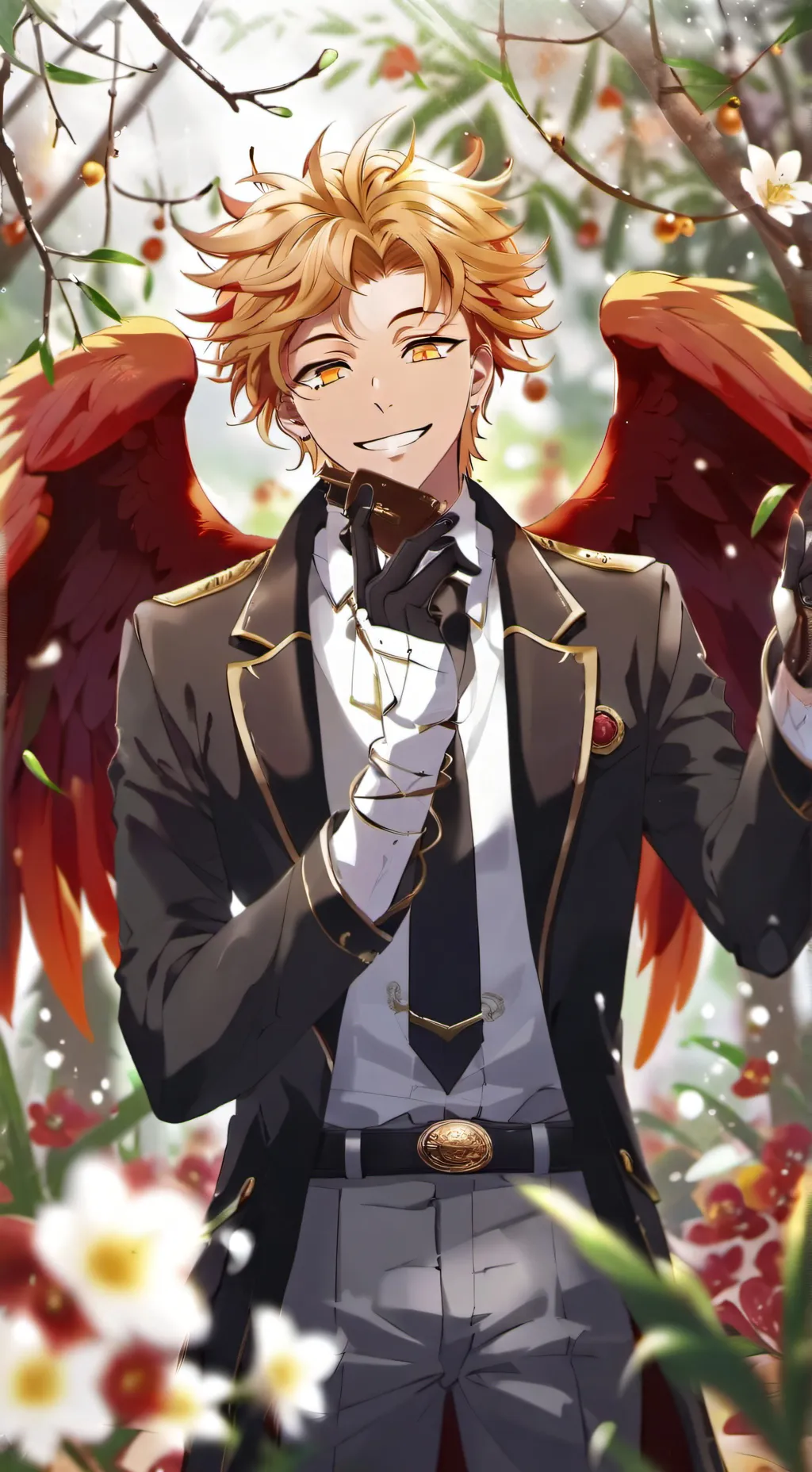 ai character: Keigo Takami✨ background