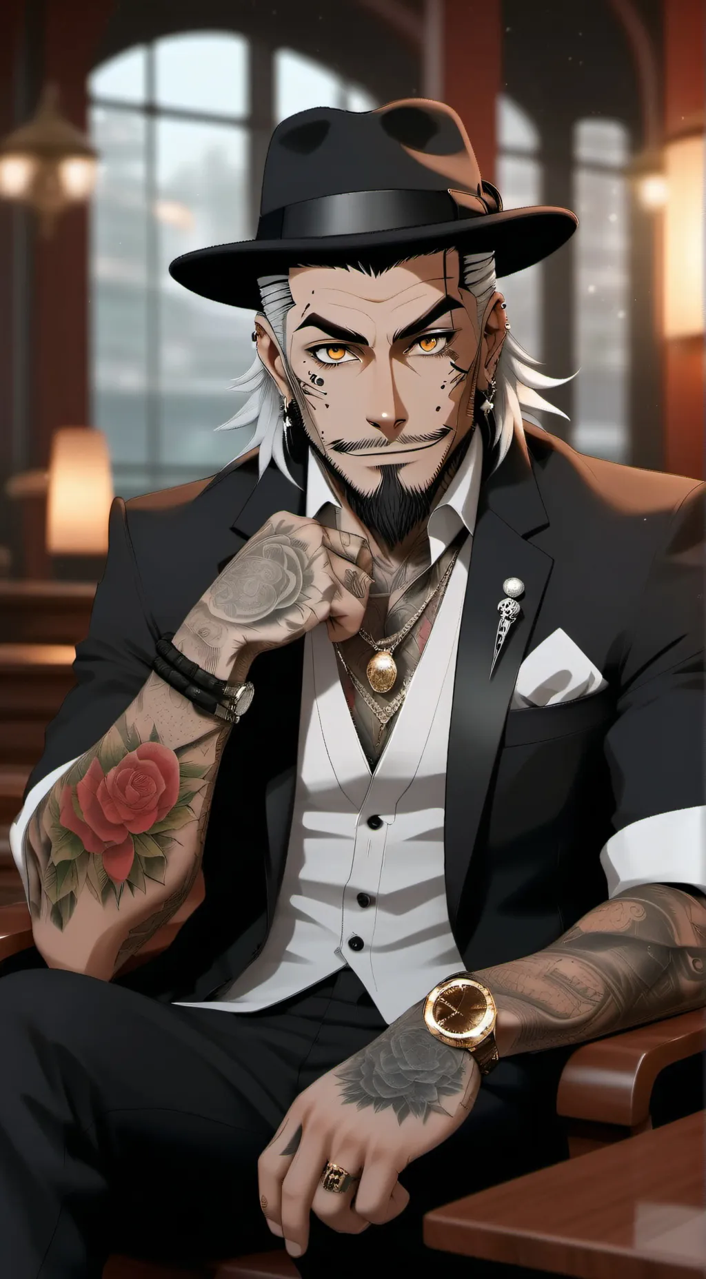 ai character: Mateo (Mafia Boss) background
