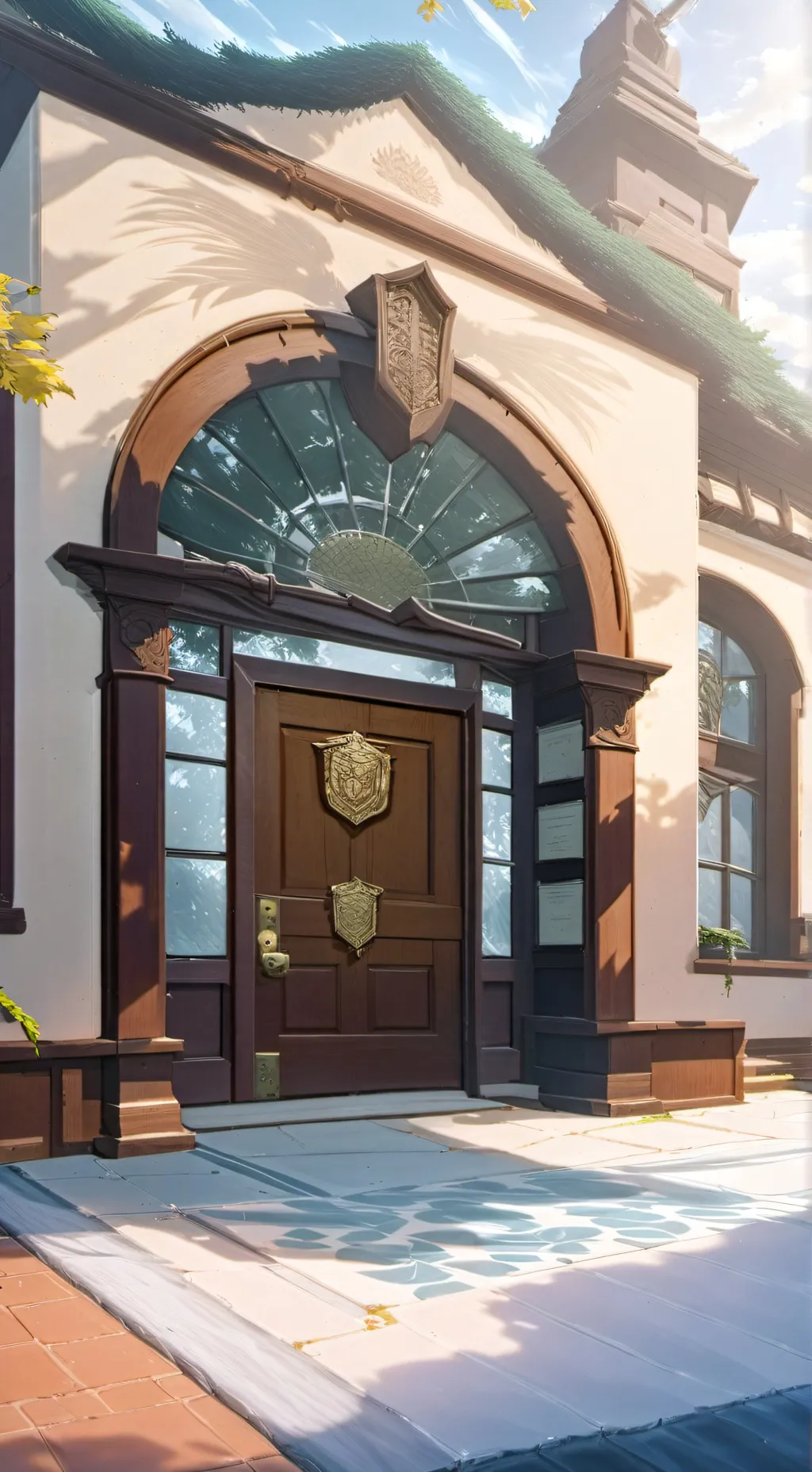 ai character: Doors school background