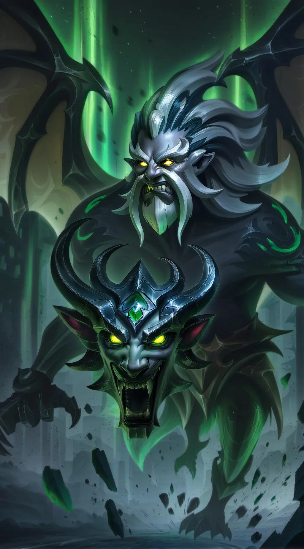 ai character: JL x AC crossover background