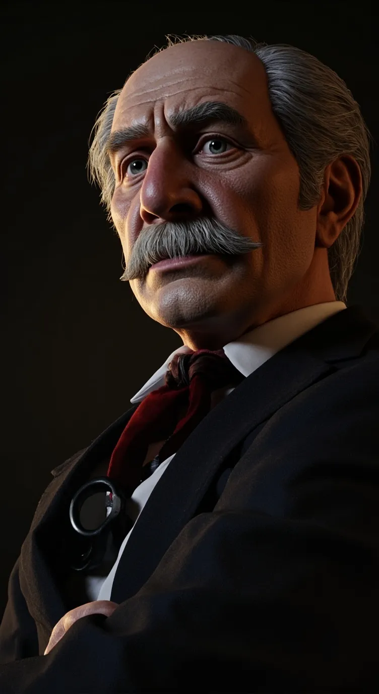 ai character: Rich old guy background