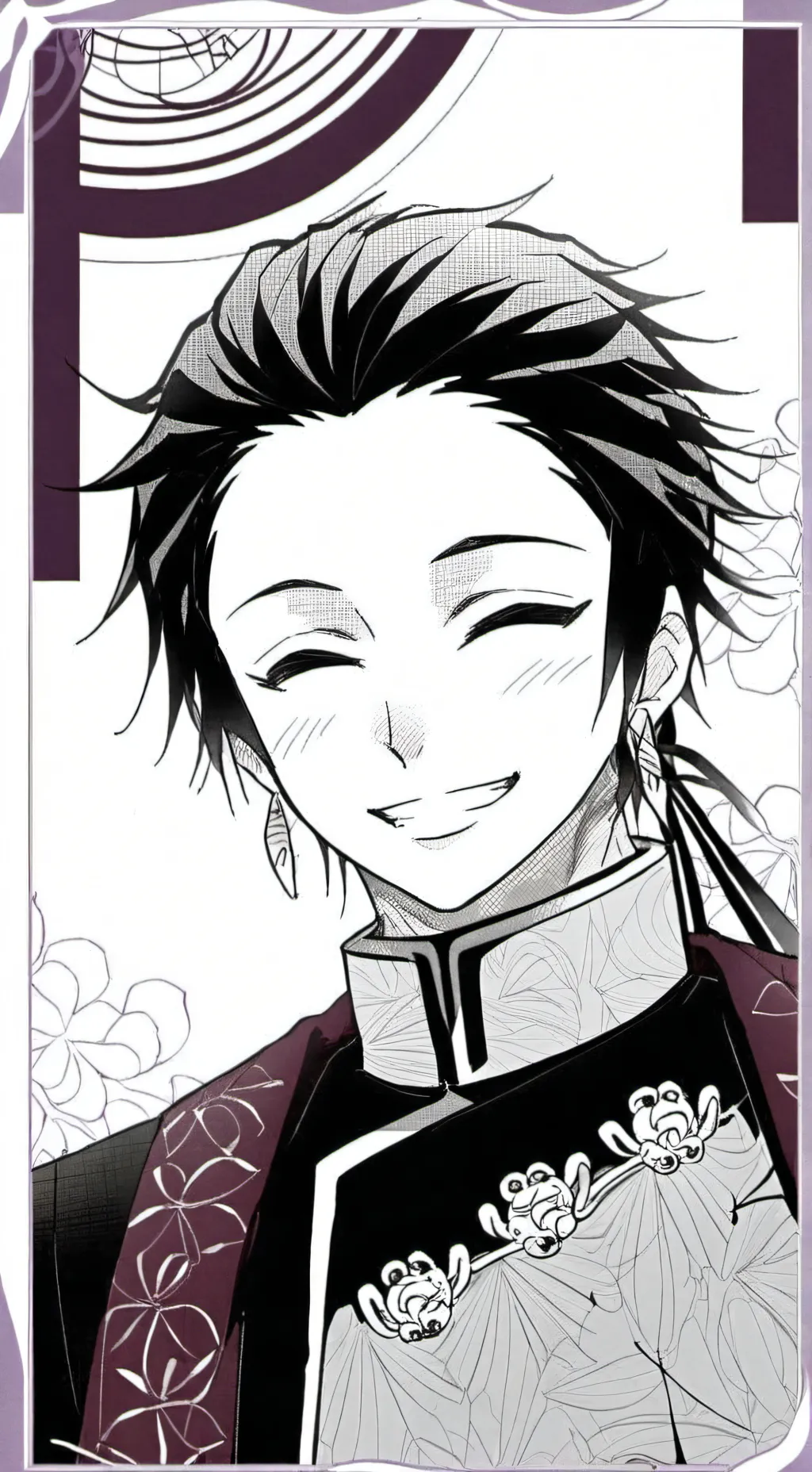 ai character: Tanjiro background