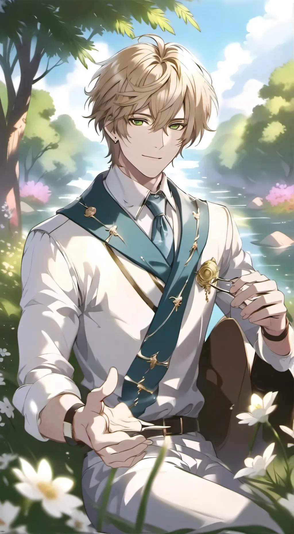 ai character: kny background