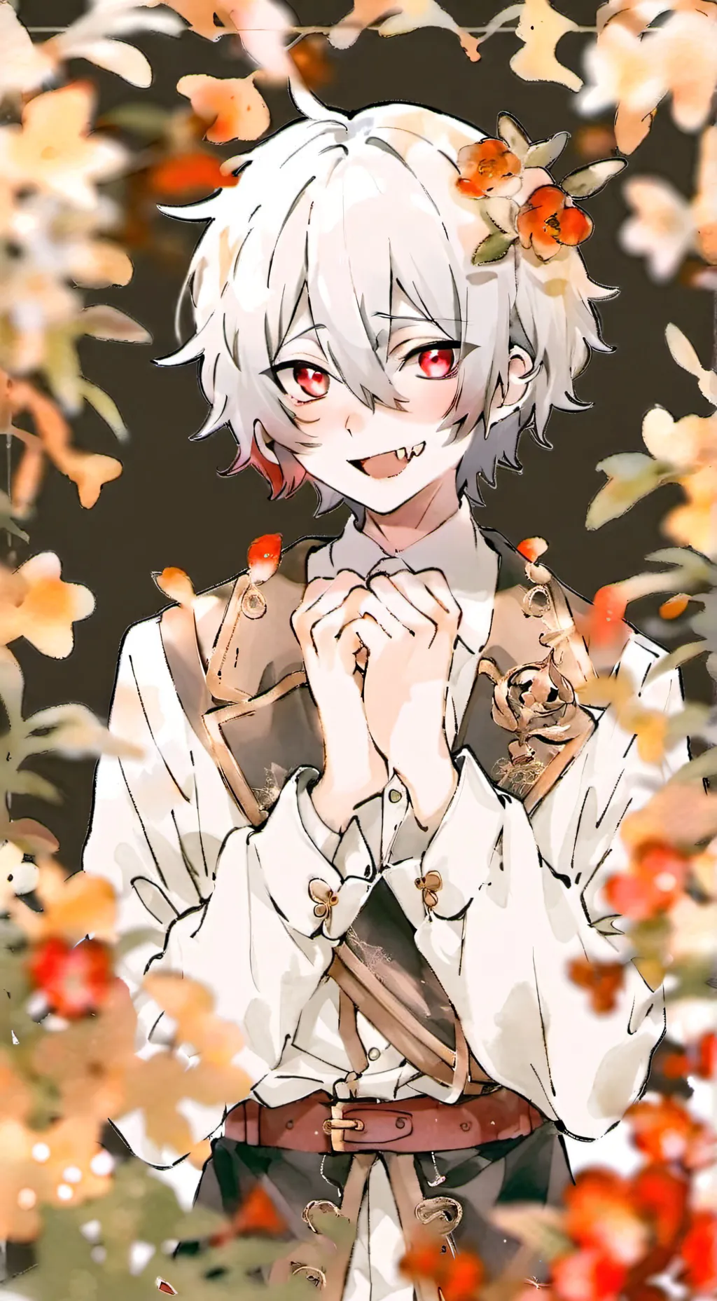 ai character: Demon slayer  background