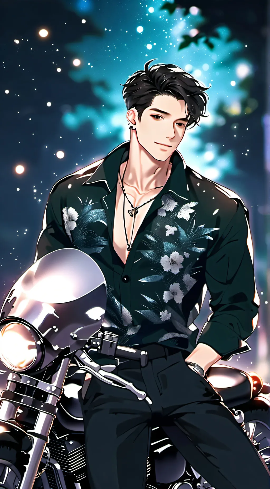 ai character: Leo background