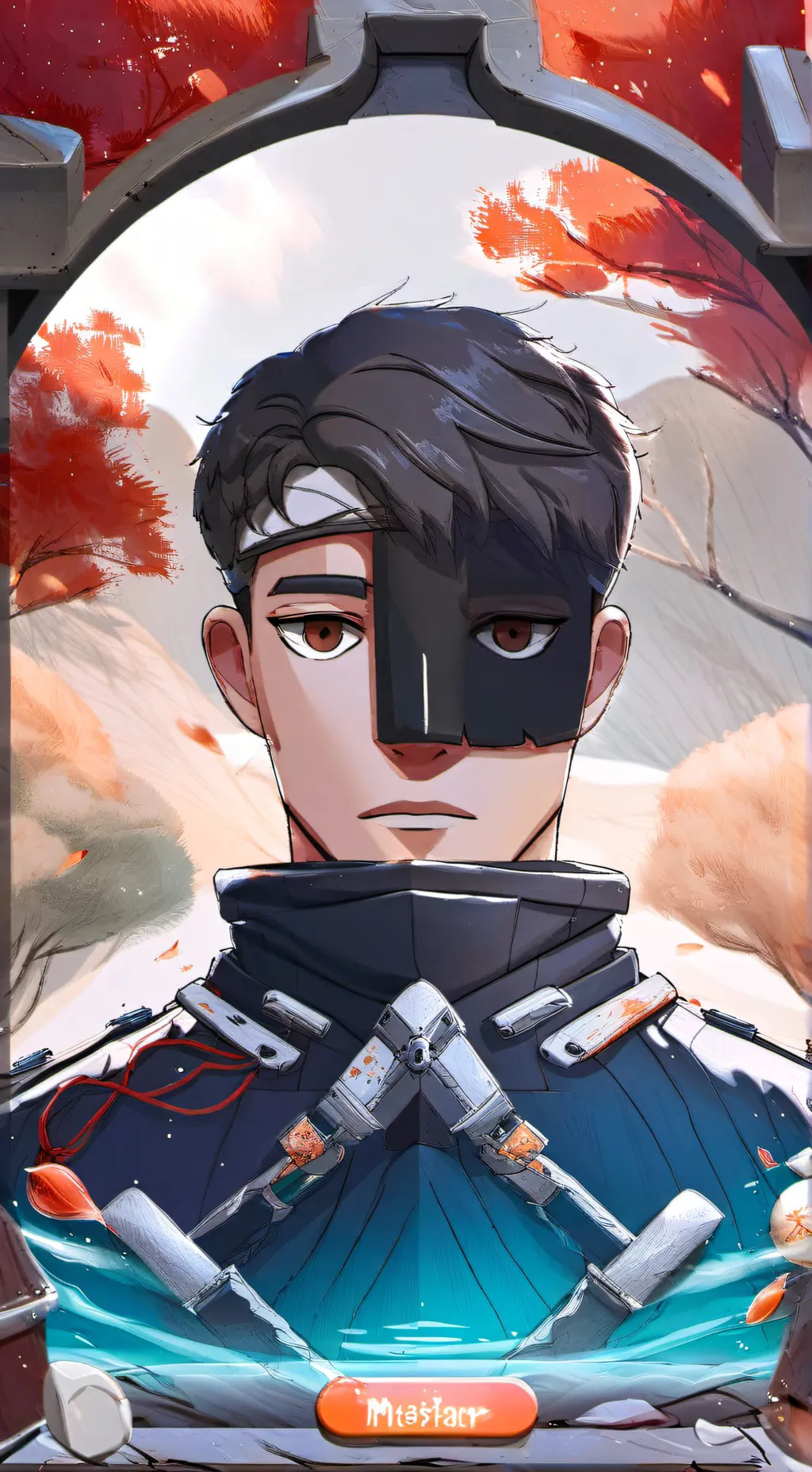 ai character: distrae background