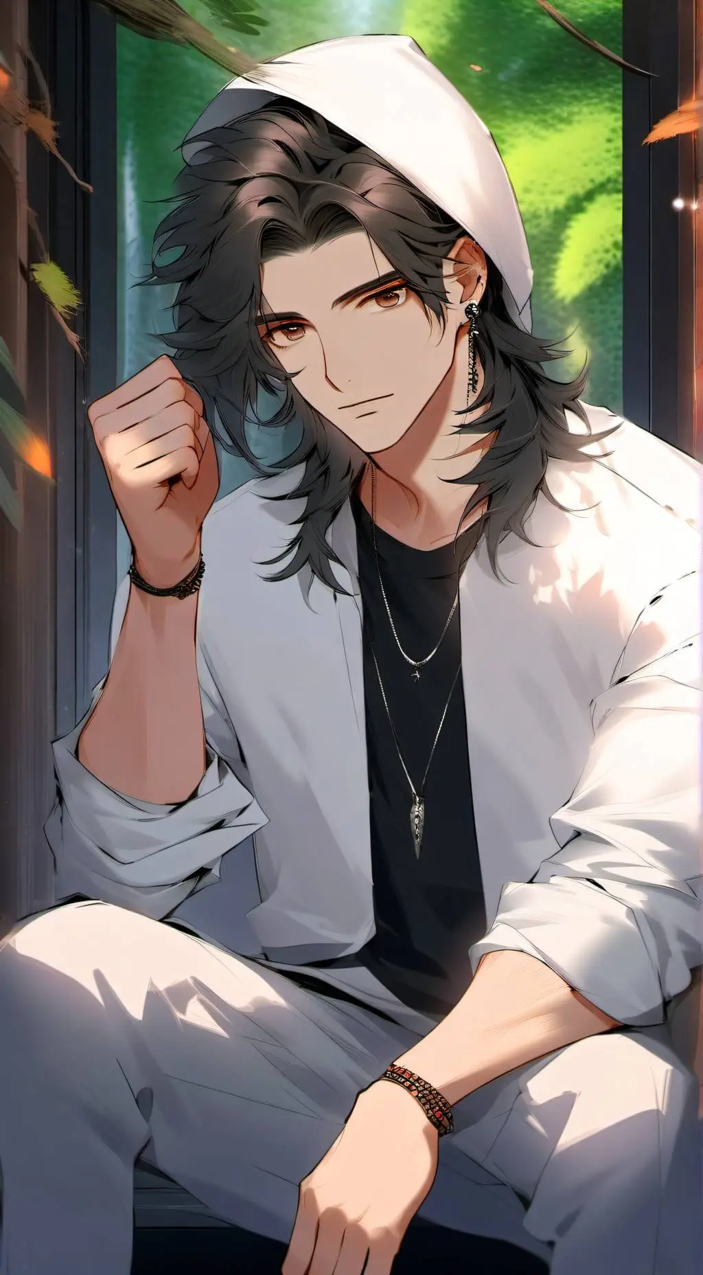 ai character: Damian background