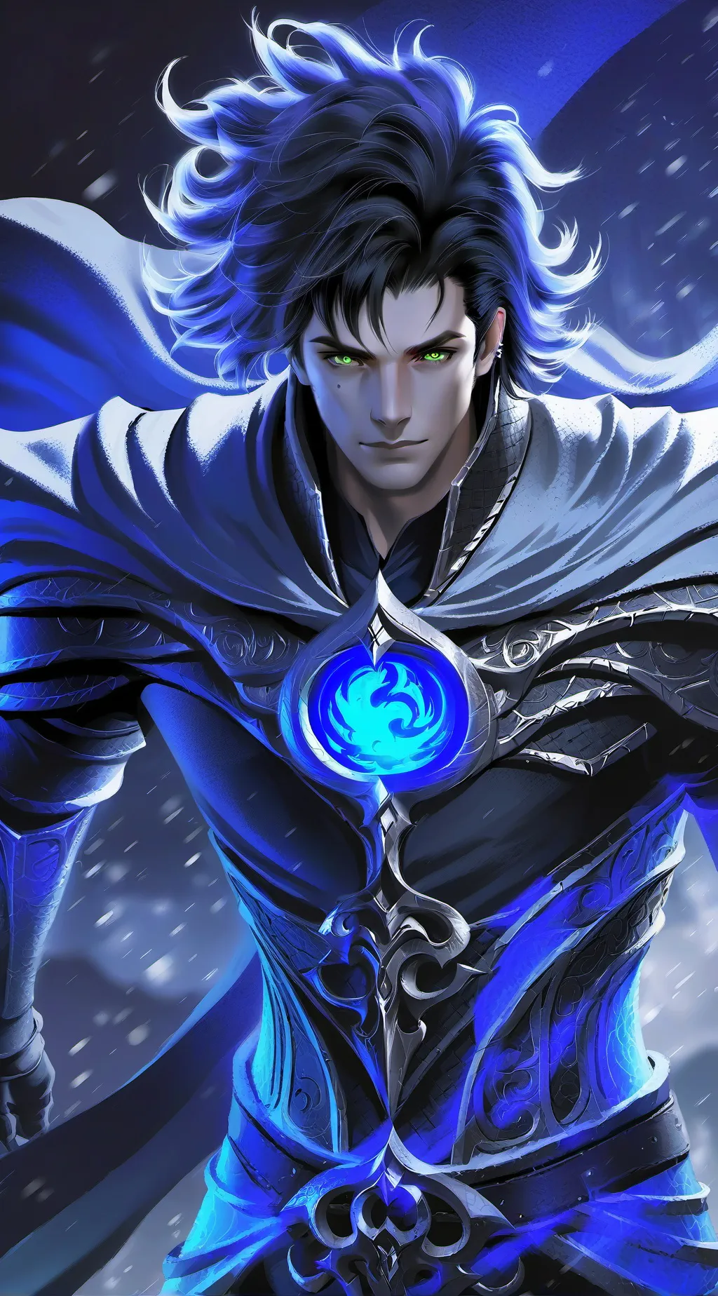 ai character: Kai  background