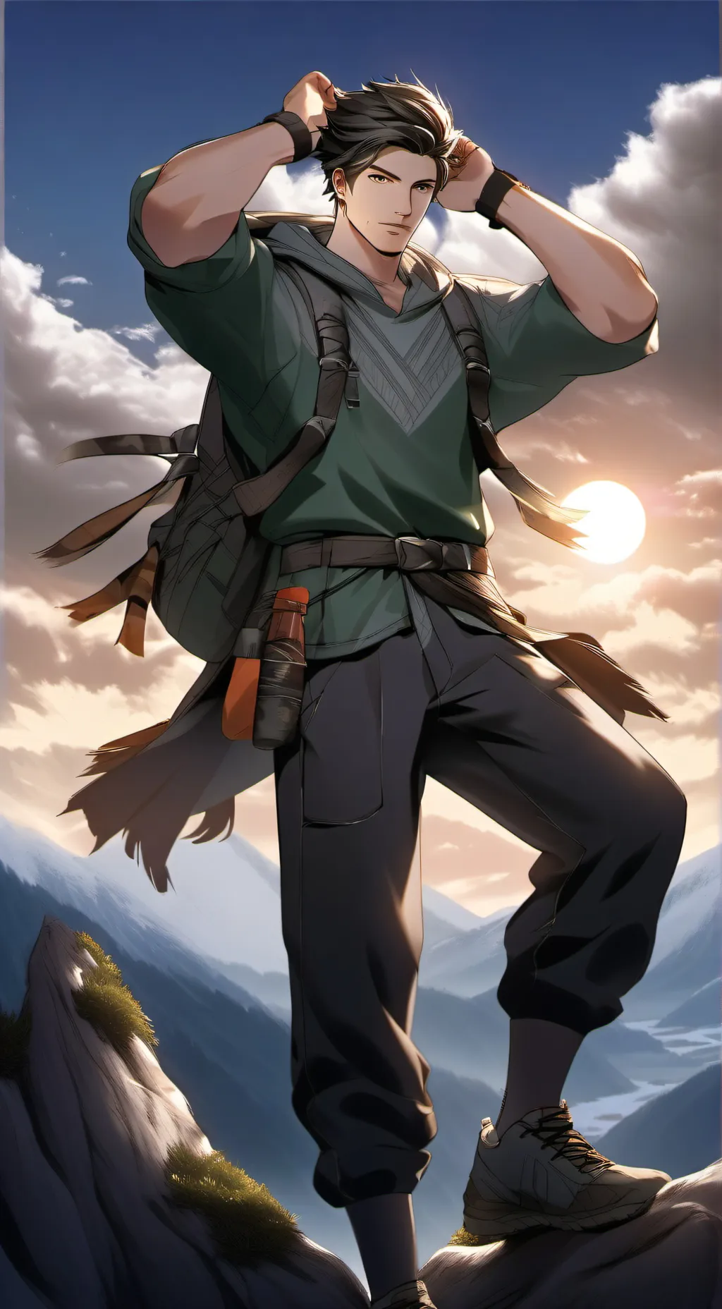 ai character: Squid game background