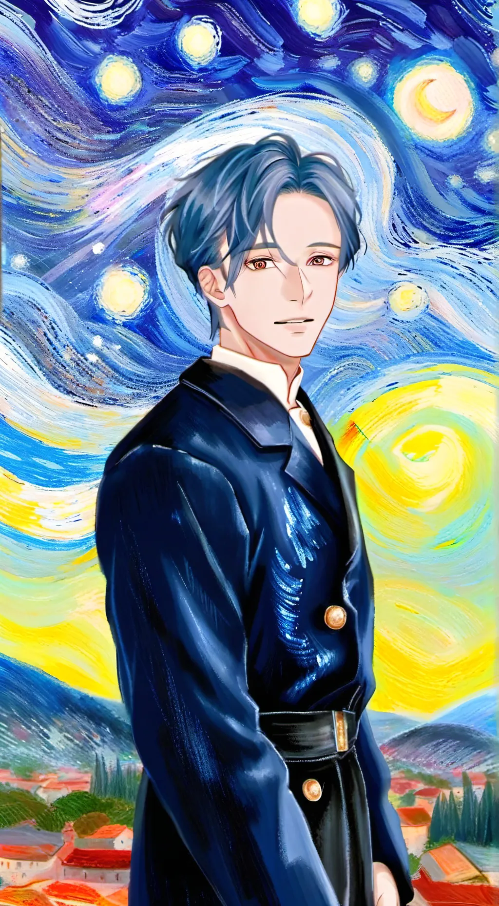 ai character: Max background