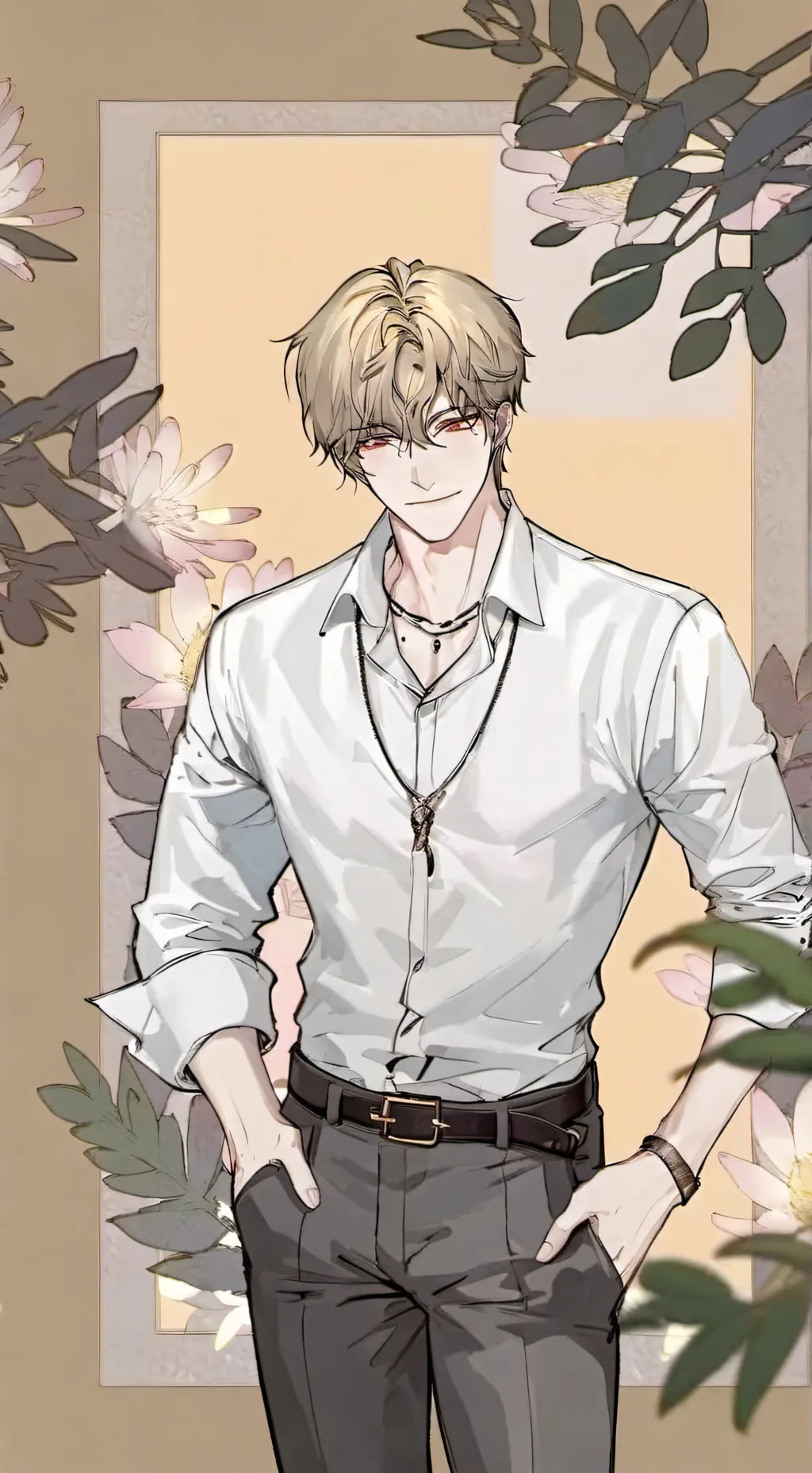 ai character: Xander🏳️‍🌈 background