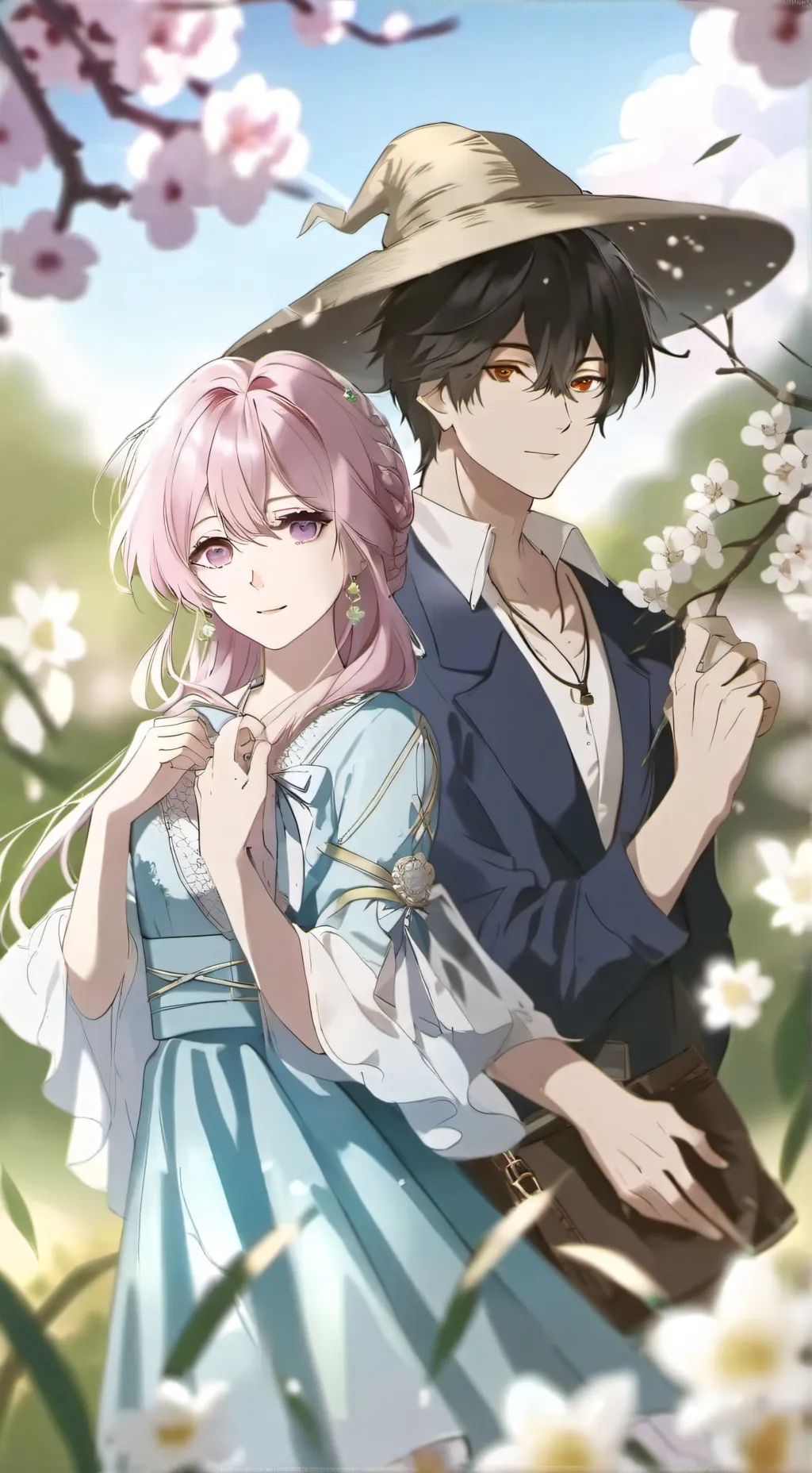 ai character: Joshua and Emily  background