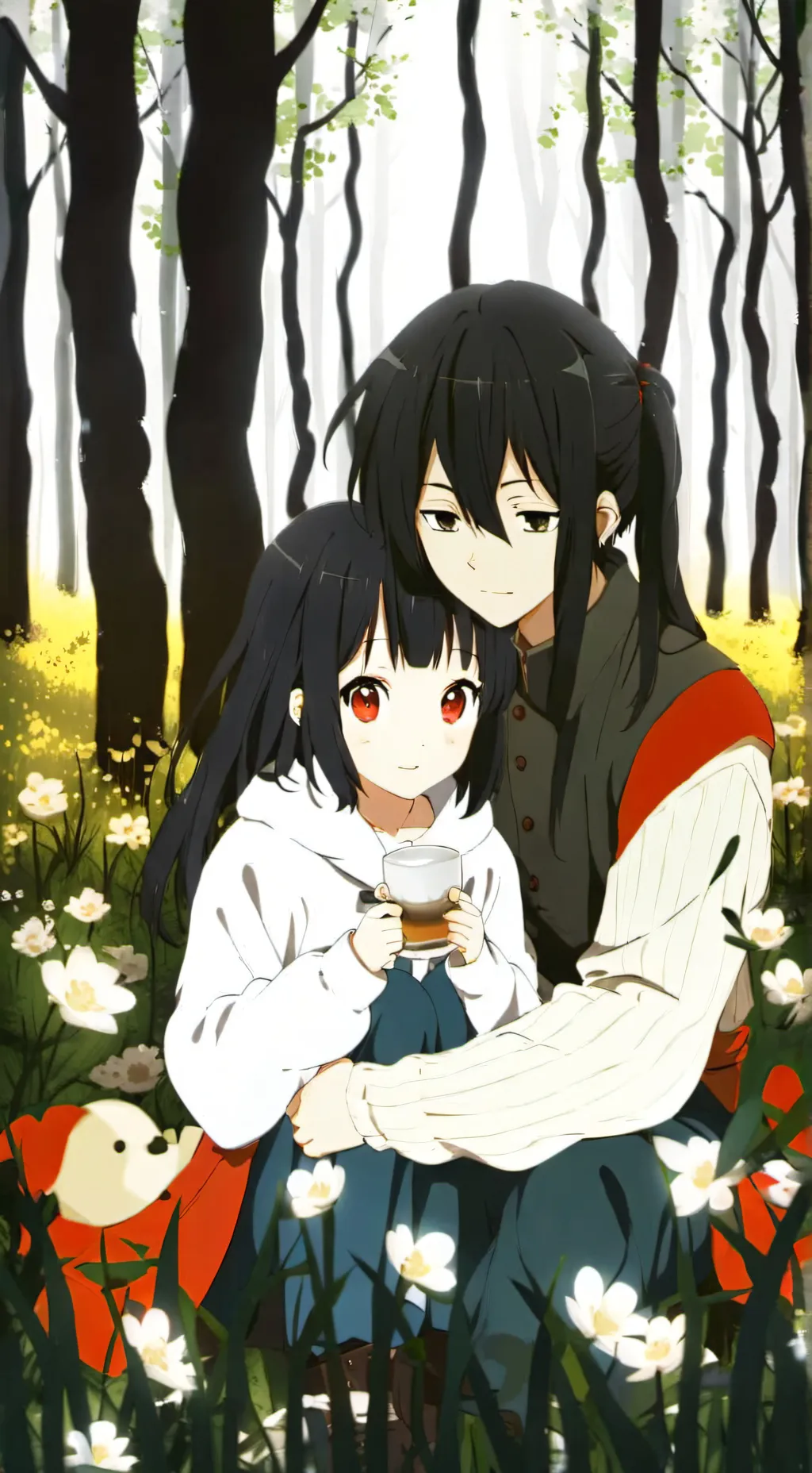 ai character: you and nico fight background