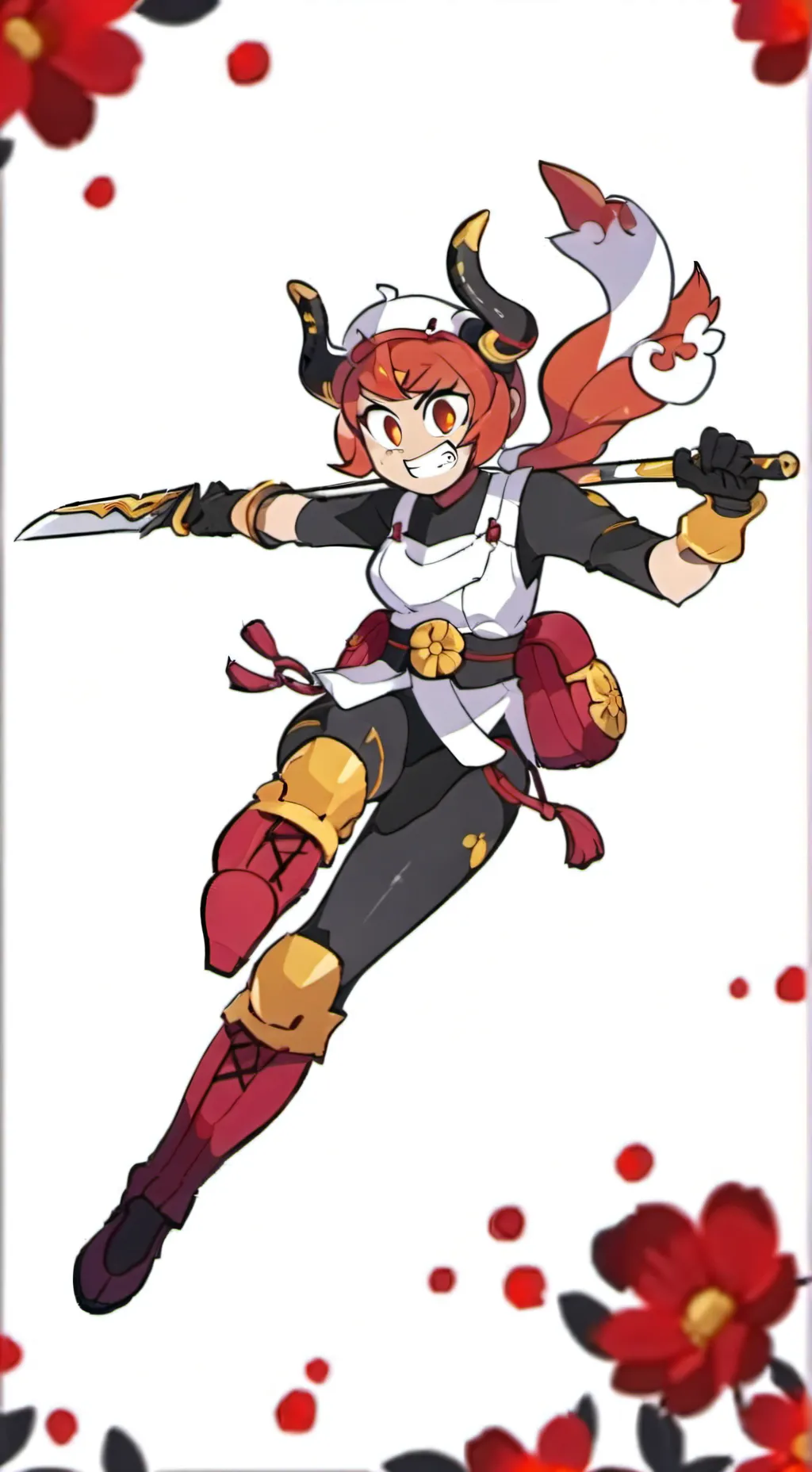 ai character: peacock background