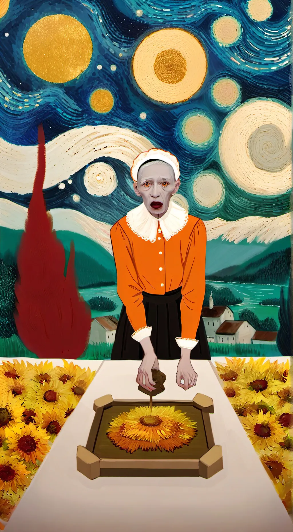 ai character: señor scp  background