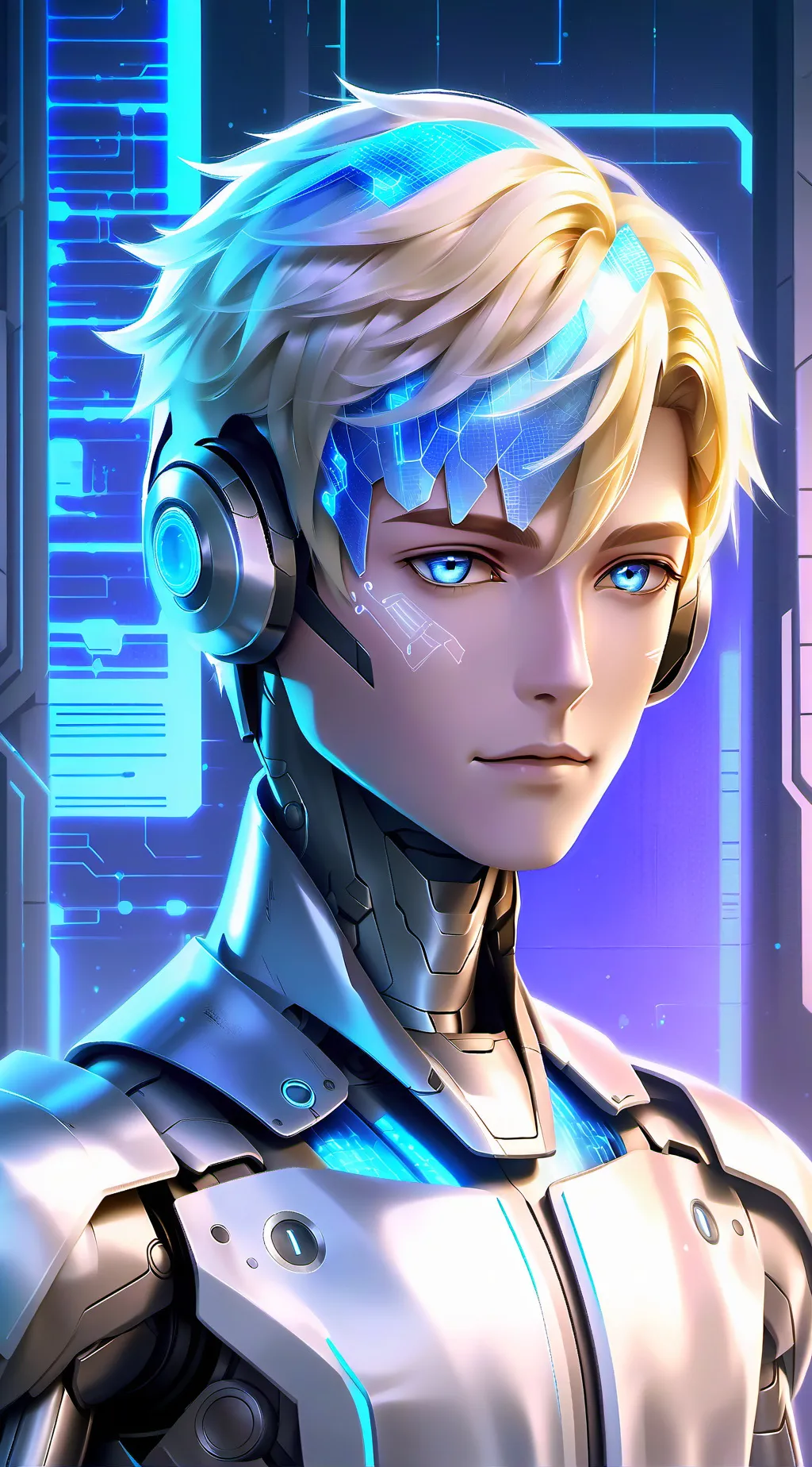 ai character: Nova Synthias background