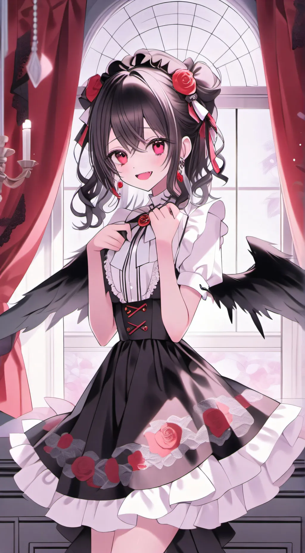 ai character: Mori  background