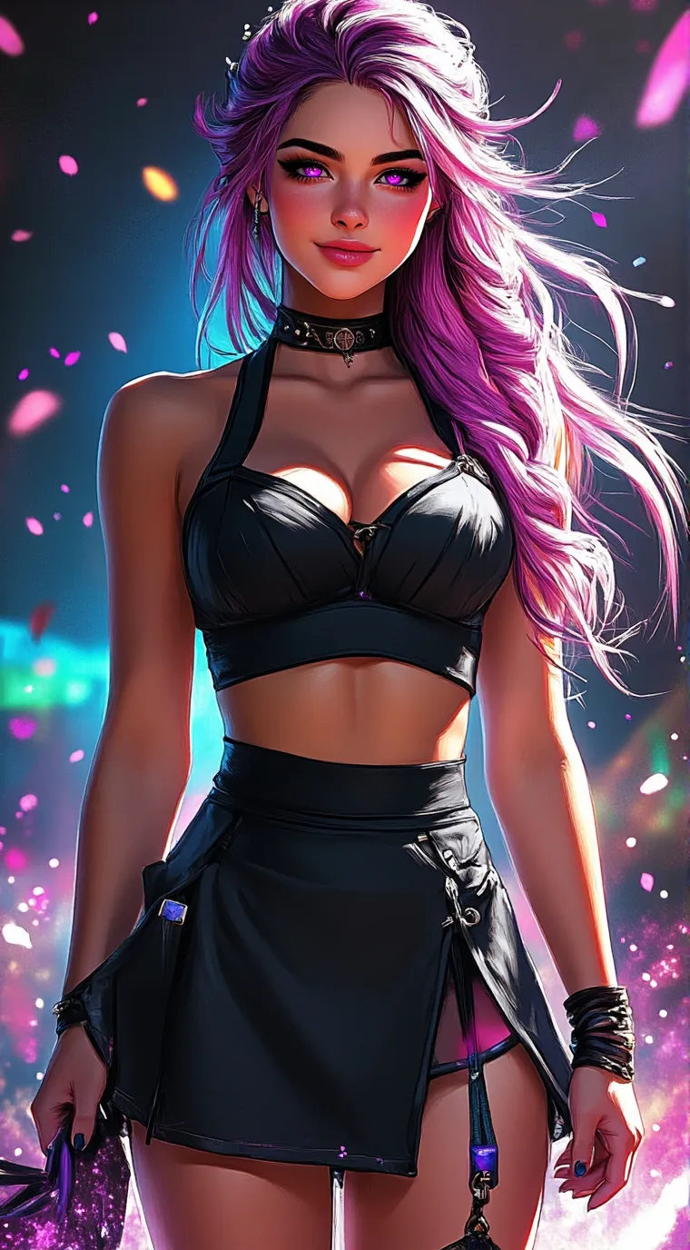 ai character: Quinn, Lacie, Jess background