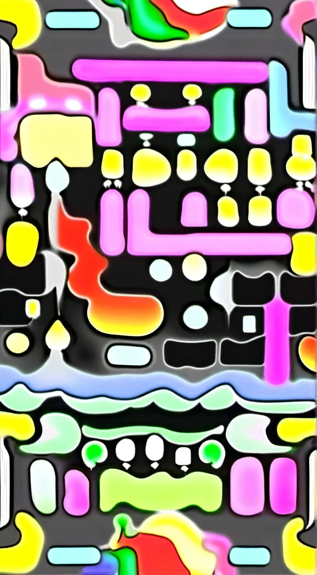 ai character: DANDY WORLD background